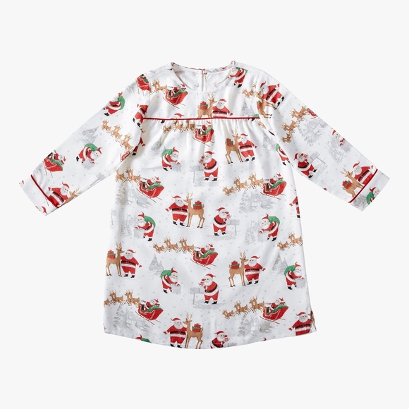 Heritage Santa Flannel Nightgown - PBK - Picture 3 of 6